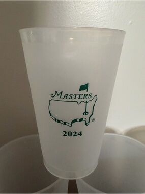 Masters Frosted Cup with Green Logo